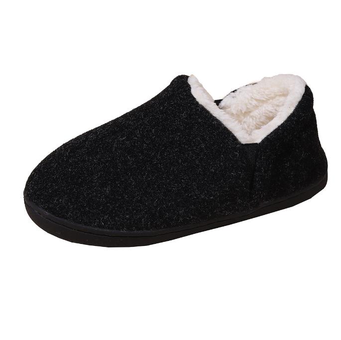 Order A Size Up House Shoes Casual Women Shoes Winter Indoor Fluffy Home Shoes for Men Outdoor Antiskid High Ankle Furry Slippers