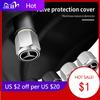 FJR5   For Mercedes Benz 5pcs Car Wheel Tire Valve Caps Tyre Rim Stem Covers Waterproof For Benz AMG A C E S G Class W201 W210 W108 W20