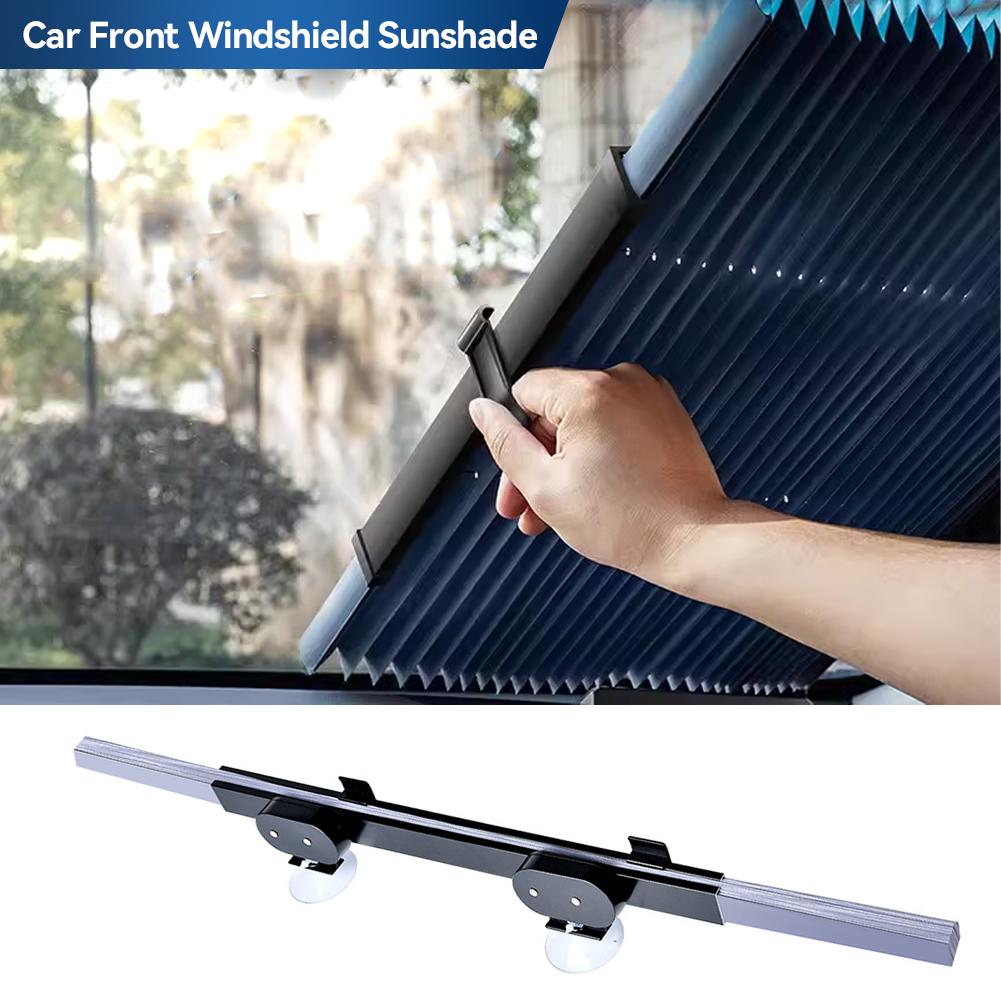 45-80CM Car Windshield Sunshade Curtain Retractable Anti UV Car Windshield Front/Rear Shutter Summer Auto Interior Accessories