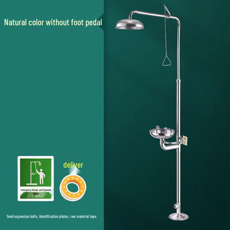 304 Stainless Steel Emergency Shower Eyewash Station