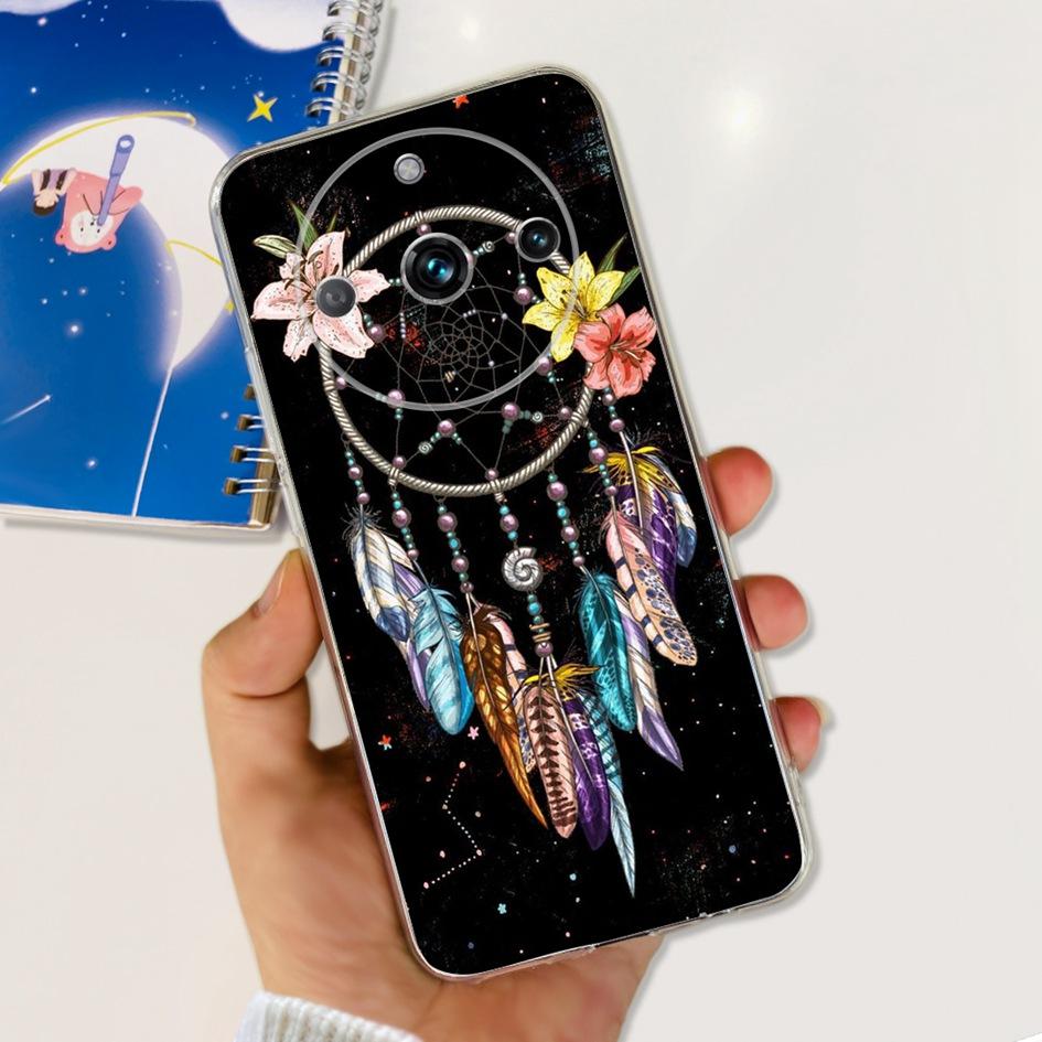 Für Realme 11 Pro 5G Hülle Luxus Traumfänger Transparentes TPU Weiche Rückabdeckung Für Realme 11 Pro Plus Stoßstange Realme11 Pro+ Fundas