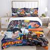 Naruto'S Epic Journey Print 3Pcs Bedding Setduvet Cover With 2 Bedropillowcase Home Birthday Gift