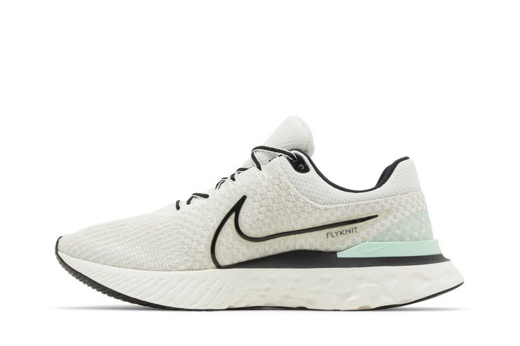 Nike React Infinity Run Flyknit 3 Nero Fantasma Menta
