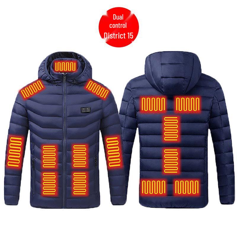 Smart Heated Cotton Jacket - Cold-Proof, Temperature-Controlled