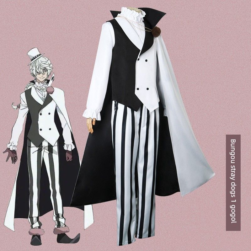 Bungo Stray Dogs Season 4 Cosplay Costume Nikorai Nikolai Gogol Cosplay Outfit