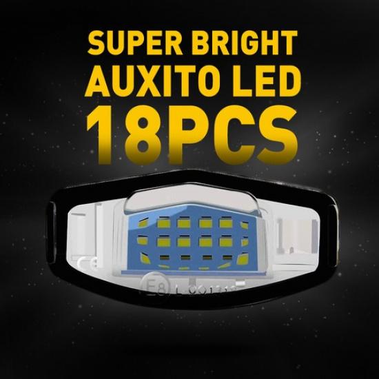 2X Rear Bumper LED License Plate Light Tag Lamp For 2001-2005 Honda Civic Sedan