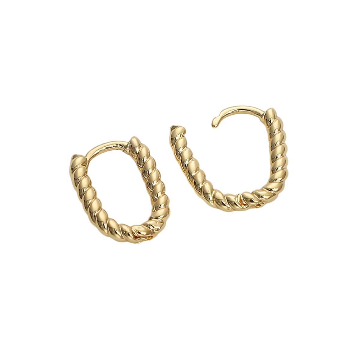 

2 шт., медная французская U-образная пряжка для жареного теста, пряжка для ушей, аксессуары для изготовления ювелирных изделий своими руками 16.5x23.5mm