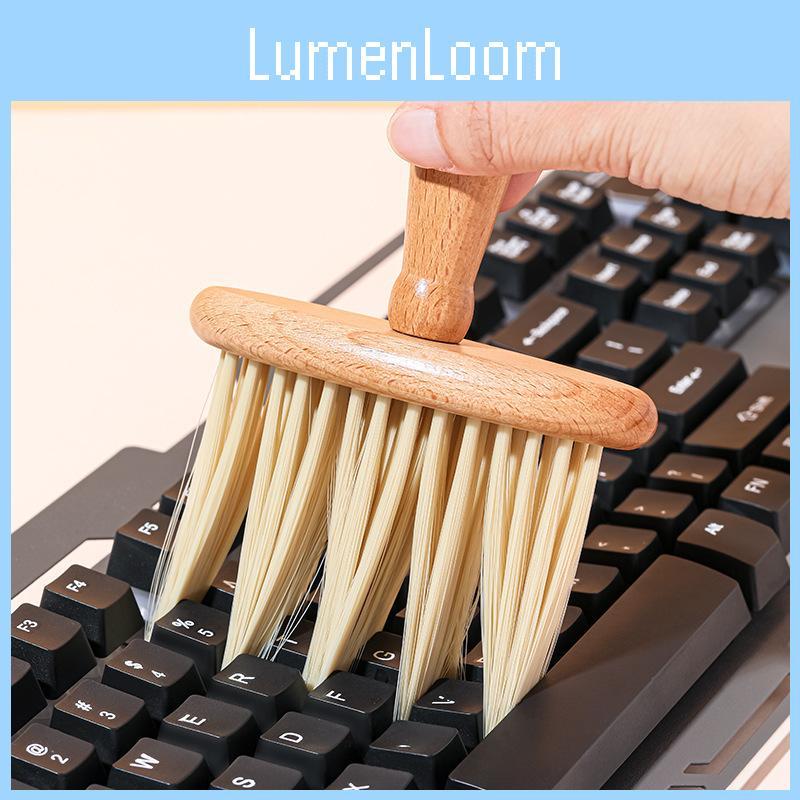 Precision Keyboard Cleaning Brush With Soft Nylon Bristles And Beechwood Handle For Dust Removal