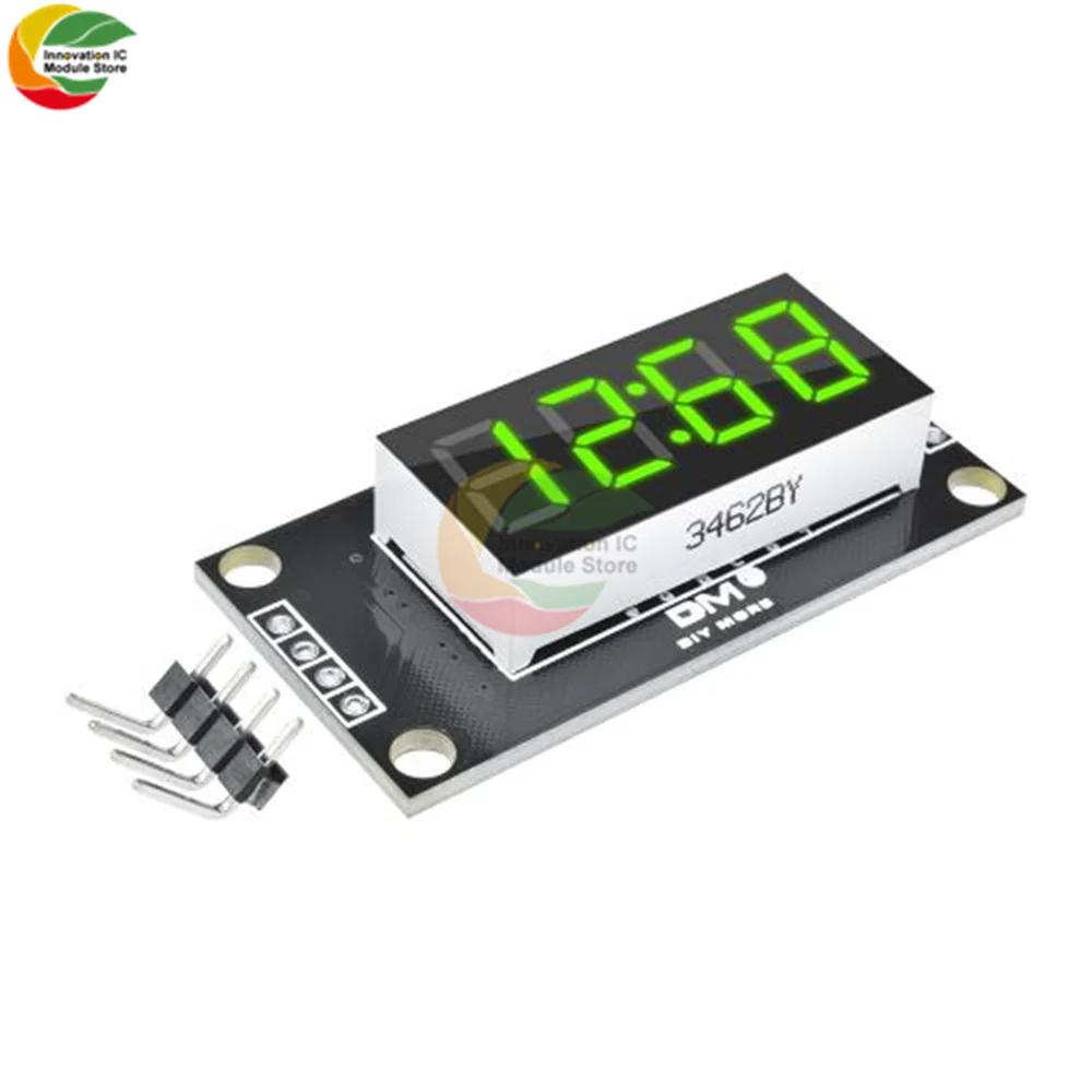 TM1637 Clock Module 4-digit LED 0.36" 0.56" Display Tube 7-segment LED Display Clock Dual Dot Module 0.36" 0.56 Inch Arduino