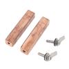 2 Sets Swimming Pool Copper Electrodes Effective Ionization Low Power Consumption for Power Ionizer Chamber