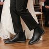 Chelsea Boots Men Retro Brand 2026 Casual Comfortable Fashion Boots Leather