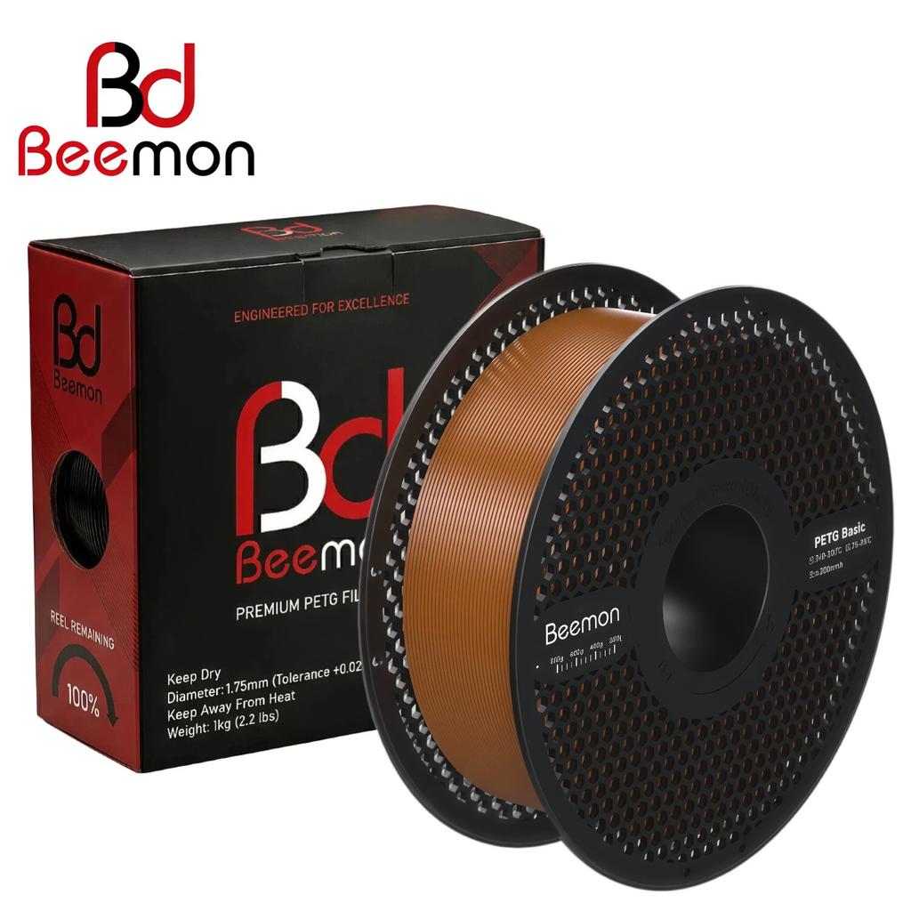 BEEMON Printer Filament 1.75mm, 1kg (2.2lbs), Easy to Print, No Warping, for Beginners & Experienced 3D Printing Enthusiasts