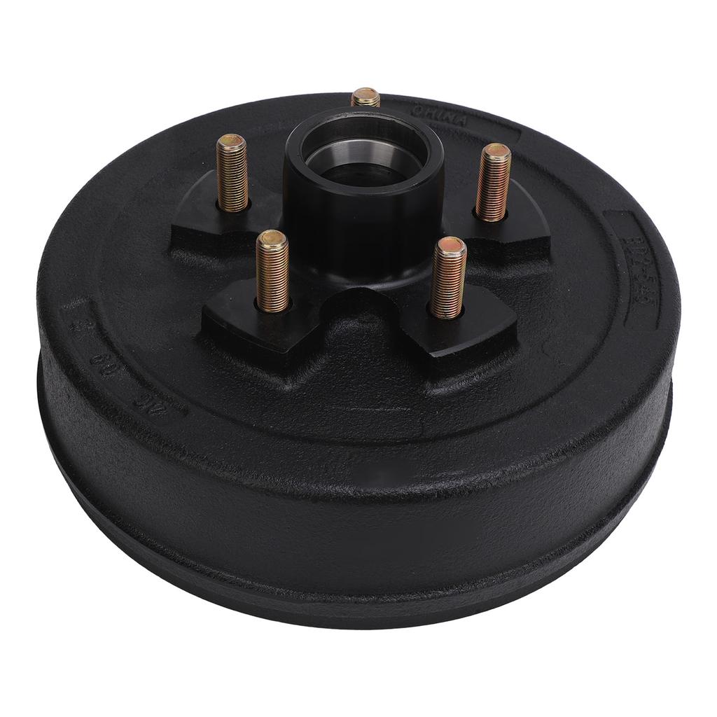 10 Inch Trailer Brake Hub Drum 5 Bolts Heavy Duty 5 On 4.5in Brake Hub Assembly for 3500 Lbs Trailer Axles Without Bearing Kit