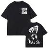 System of A Down Double Sided Print T Shirt Men Women Clothing Rock Fashion Tshirts High Quality Cotton Short Sleeve Tshirt