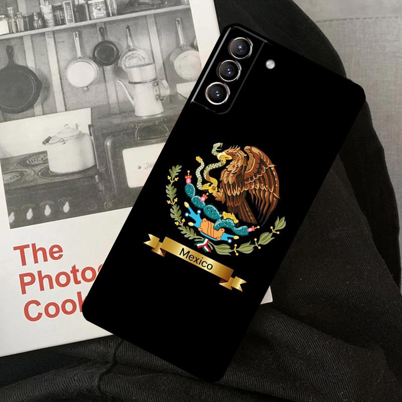 Mexico Flag Phone Case For Samsung Galaxy S24 S22 S23 Ultra S20 S21 S24 FE S9 S10 Plus Note 10 20 Ultra