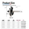 Four-Flute Ball Nose T-Cutter: Black Alloy Woodworking Router Bit for Slotting, Grooving, and Edge Trimming