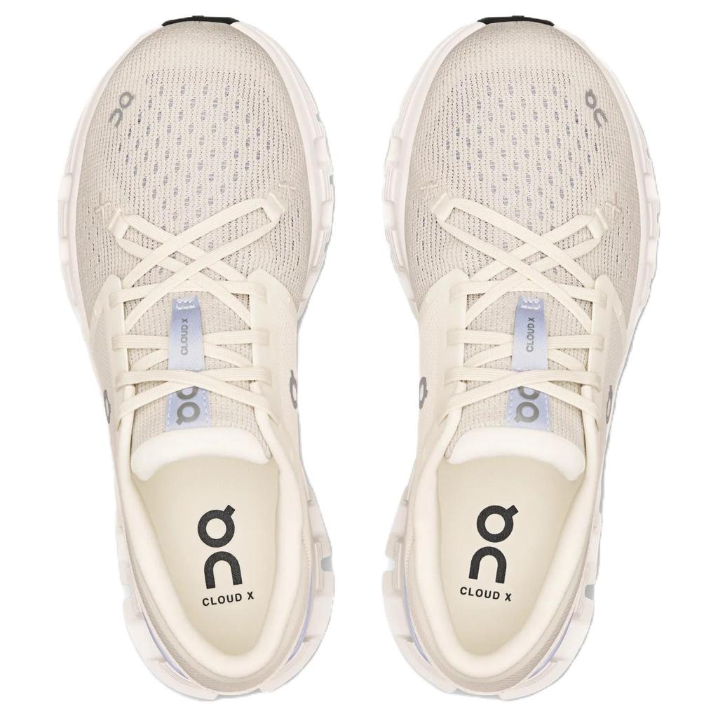 On Cloud X4 Bequeme Vielseitige Atmungsaktive Laufschuhe Damen Sneaker Elfenbein 3WF30842050
