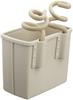 Yawata Kasei Sceltevie Grace MANO (Grace Mano) Type B (rectangular) Storage Box with Handle, Beige, 16.1 X 10.4 X H13.6 Cm, Made In Japan.