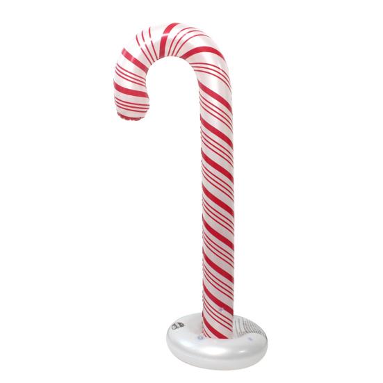 Christmas Candy Cane Balloon 51 Inch Large Inflatable Candy Cane Decoration for Birthday Xmas Wedding New Year Carnival Festival Holiday Party