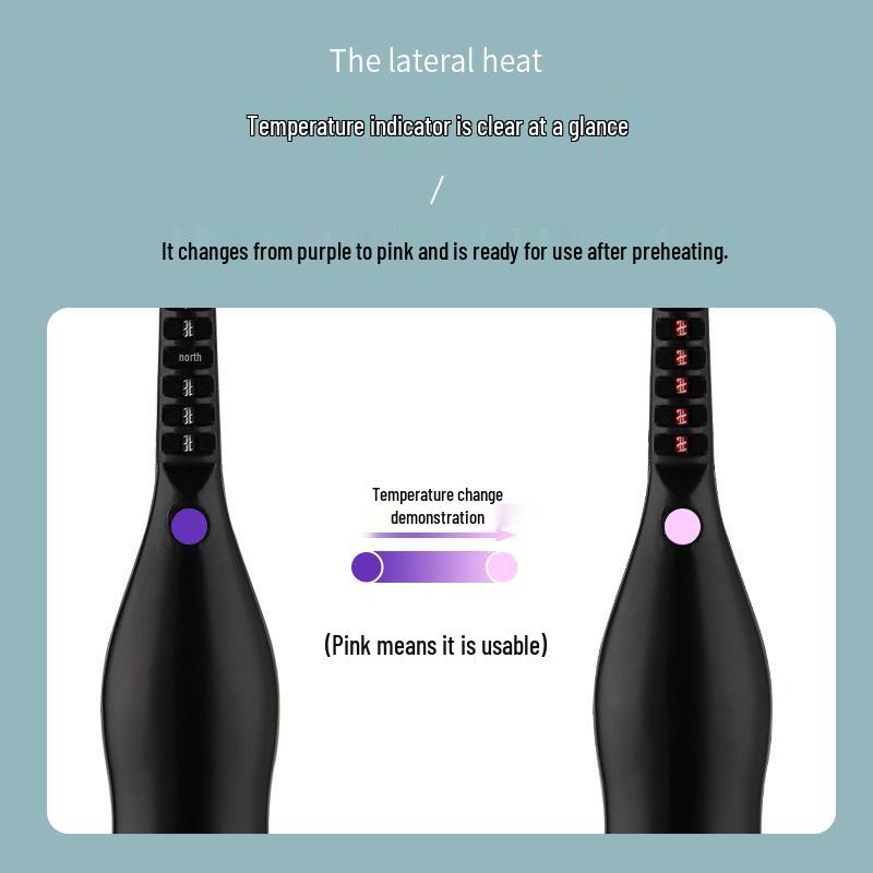 Rechargeable Electric Eyelash & Eyebrow Curler with Three-Speed Temperature Control
