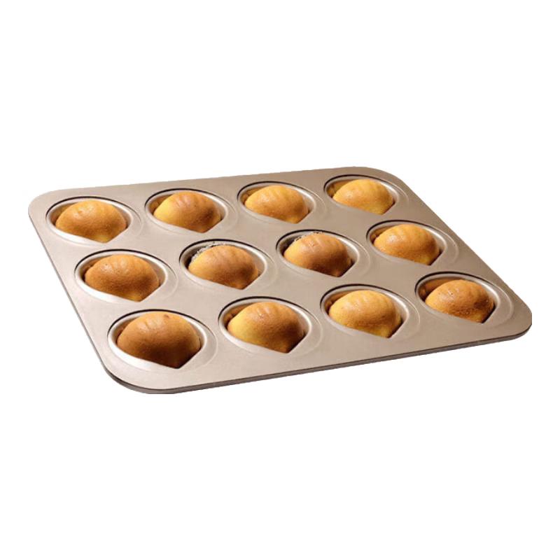 Jing Qing Fu 12-Cavity Non-Stick Cake Baking Pan