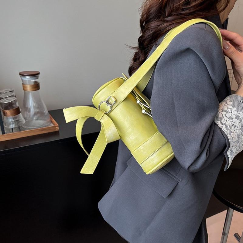 Casual pillow bag new solid color shoulder messenger bag large capacity personalized portable women's bag