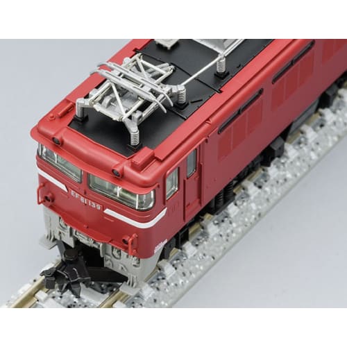 TOMYTEC TOMIX N Gauge JR EF81 Type JR East Specification with Double-Headed Coupler 7173 Electric Locomotive Model