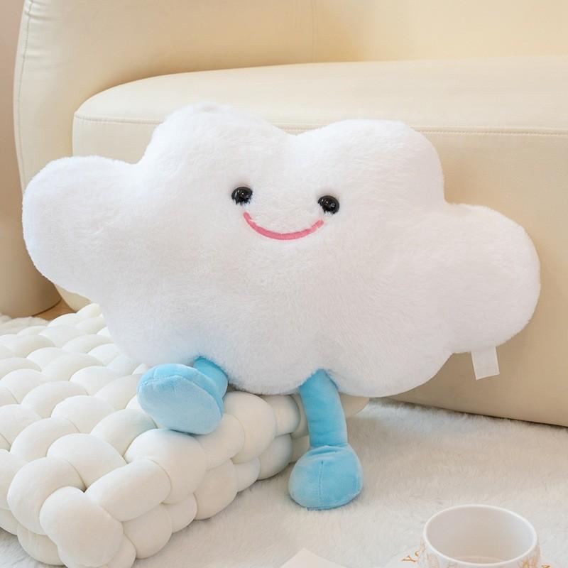 Cloud Moon Plush Pillow Soft Toy For Living Room Decor And Comfort