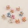 Women Girl Mini Hair Claws Flower Alloy Cute Hairpin Kids Sweet Hair Accessories Spring Clip