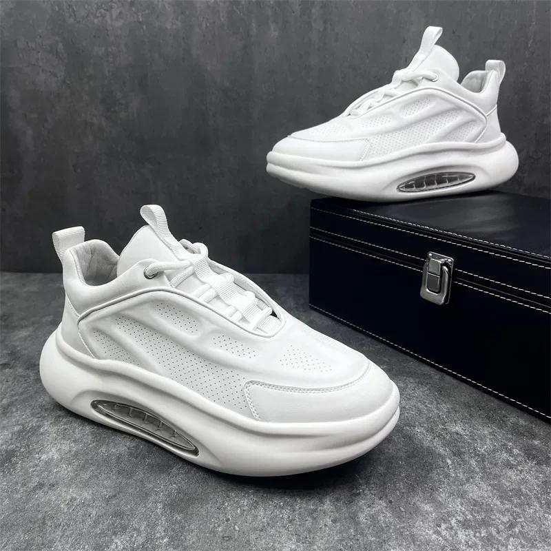 2024 New Fashionable and Comfortable Soft soled Sneakers Spring and Autumn Trendy Thick soled Youth Casual Shoes sneakers men