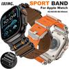 Roller Strap for Apple Watch Ultra 2 Band 49mm 44mm 45mm 42mm 46mm Nylon Loop Bracelet For IWatch Series 10 9 8 7 6 4 SE Correas