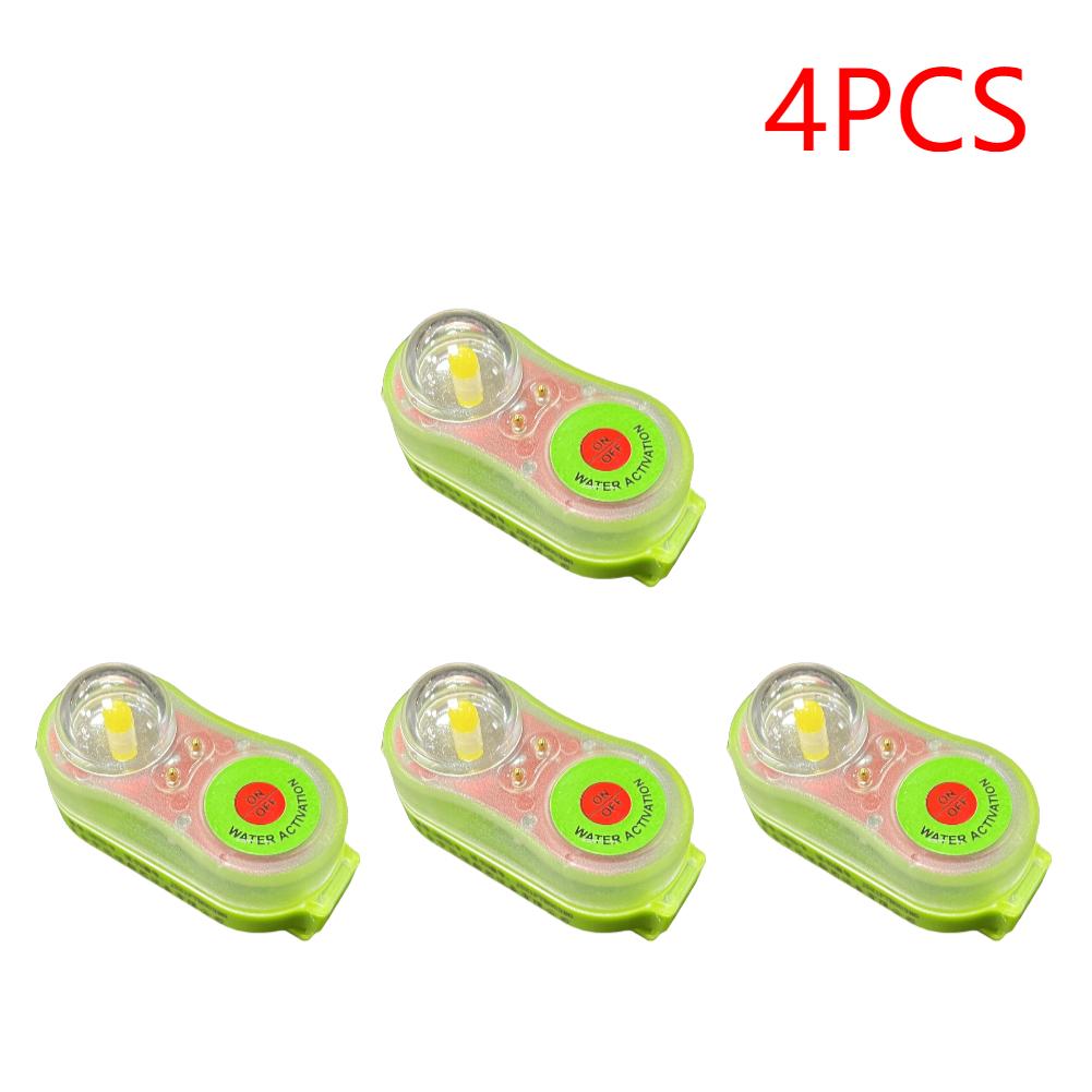 1-5pcs LED Life Jacket Light Energy-Efficient Safety Personal Locator Light Life Vest Signal Light for Swimming Sea Fishing