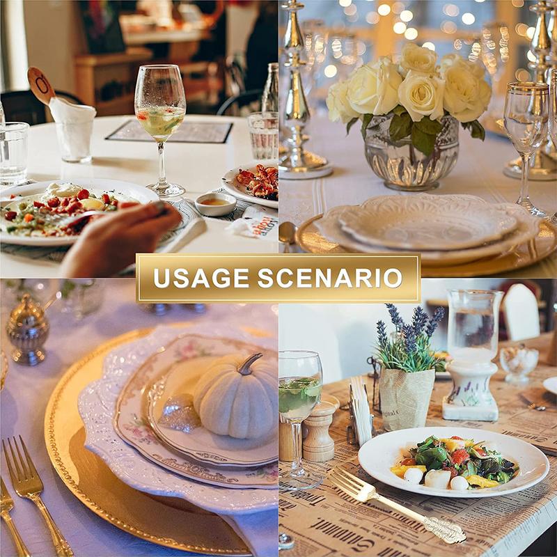 25/50/100Pcs Golden Plastic Forks, 7.4-Inch Disposable Forks, Silverware Utensils for Party, Weddings or Daily Use