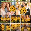 6 Heads Solar Sunflower LED Lawn Light Outdoor Garden Landscape Lamp Yard Wedding Festival Thanksgiving Party Decorative Lighting