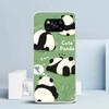 Cartoon Cute Panda Bear Phone Case For Xiaomi Poco F7 Ultra X5 X6 X7 Pro M7 Redmi 15C 15 13C 13 12C 12 10C 10 10A 9 9C 9A 9T Cov