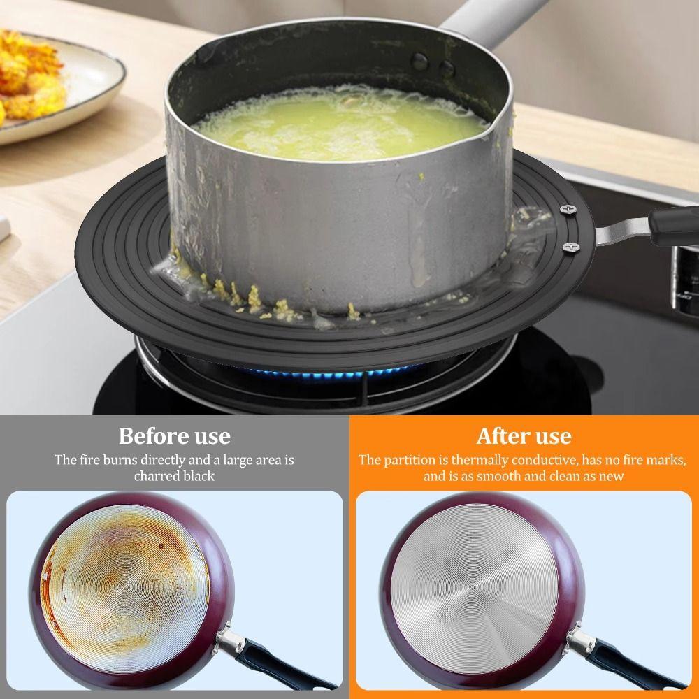 4mm Thickened Stove Heat Diffuser 24cm/28cm Thawing Tray Heat Conduction Plate Kitchen