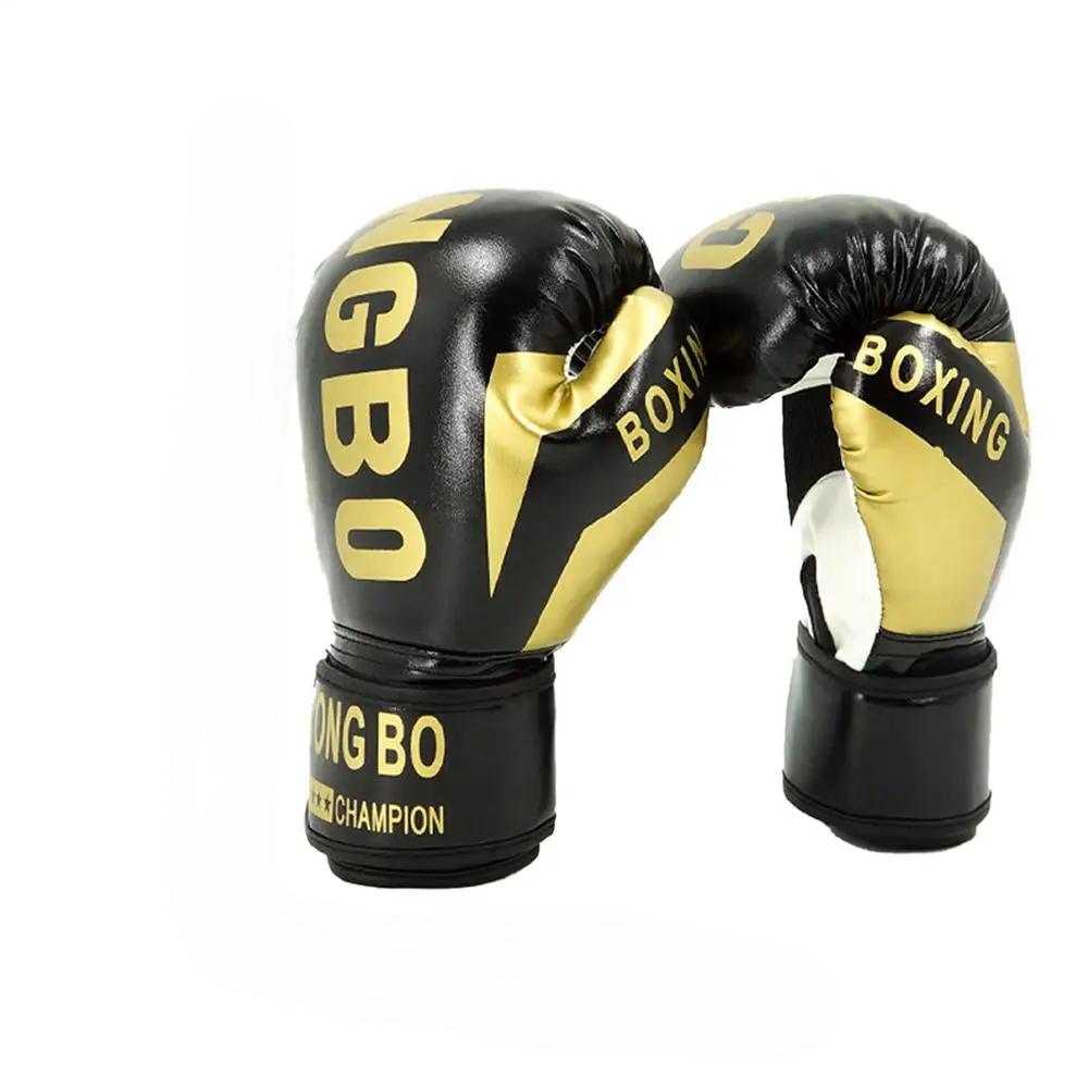 Kids Boxing Gloves Pu Punching Mitts Hand Protector For Bodybuilding Gym Training Exercise