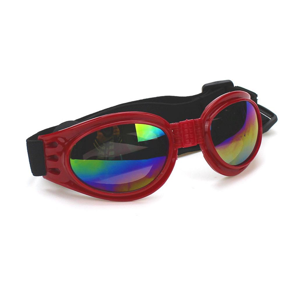 Foldable Windproof Pet Glasses With Adjust Strap Anti-Fog Dog Sunglasses Protective Goggles For Outdoor Activities Walking