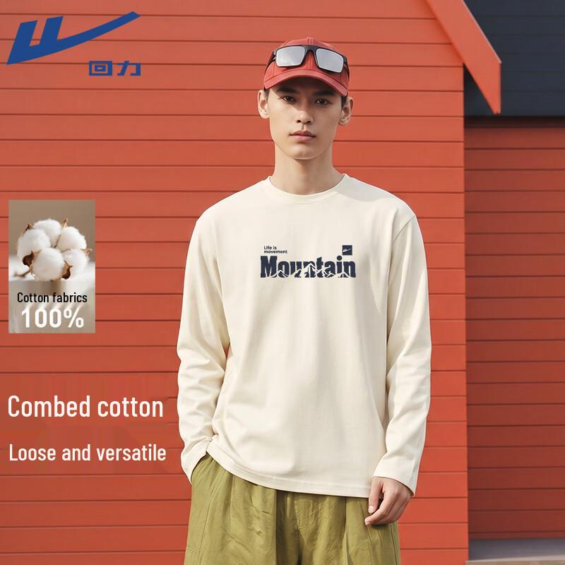 Warrior American Casual Loose Fit Long Sleeve T-Shirt M