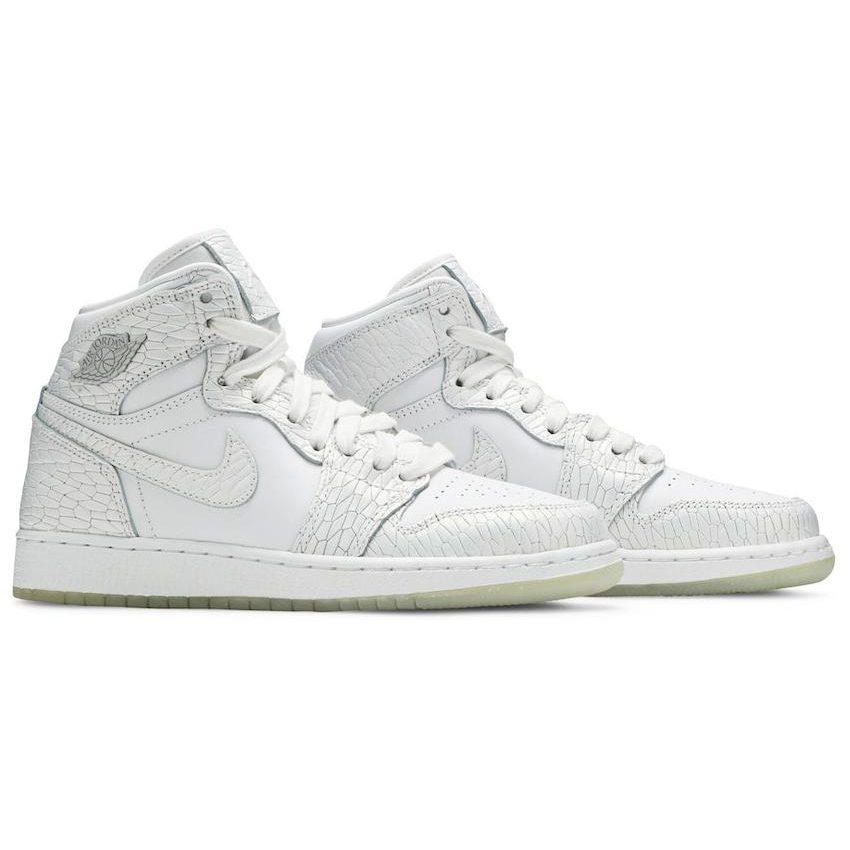 Jordan 1 Retro High Heiress Pure Platinum GS 832596-100