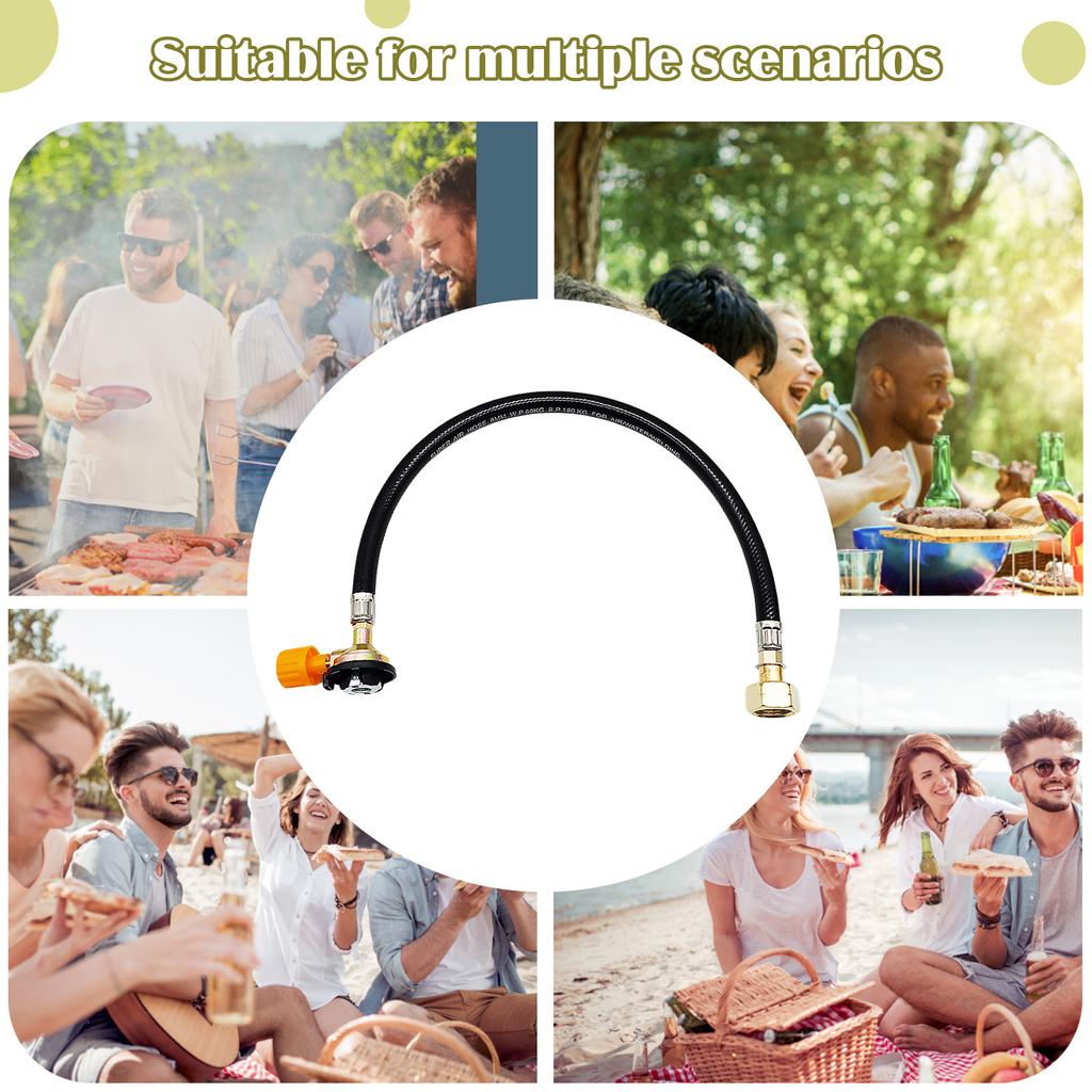 Russian Cylinder Inflatable Adapter Direct Connection Cassette Long Cylinder Filling Adapter Valve One-piece Camping Accessories