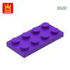88Pcs/Lot 3020 2x4 Basic Construction Bricks Colorful Traditional Parts Works With featuring Brick DO IT YOURSELF Kids Toy Assembly Gift Idea Box