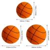 Bouncing Mute Ball Indoor Silent Basketball 24cm Foam Basketball Silent Soft Ball Air Bounce Basket Ball Size 3/5/7 Sports Toy