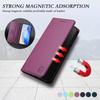 Peněženka Stojánek Magnetické Flip Kožené Pouzdro Pro ZTE Nubia Music 2 S 5G A403ZT Z60 Ultra V70 V60 Design Focus Pro 5G Red Magic