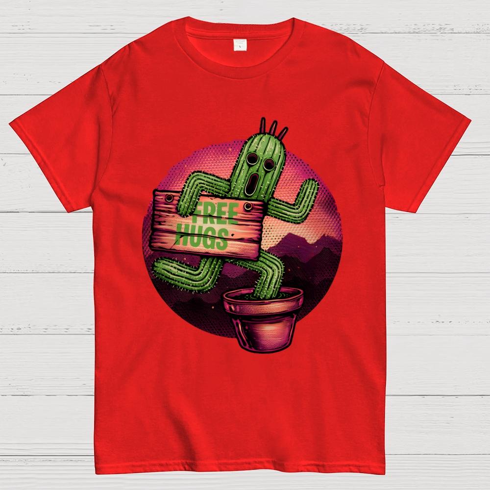 Huggable Cactus Cotton Summer Casual Cool Loose T-Shirt