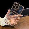 Weiche TPU-Geldbörse Kartenetui Transparente Handyhülle Für iPhone 11 12 13 14 15 16 17 Pro Max Plus Air Clear Bumper Rückseiten Hüllen Abdeckung