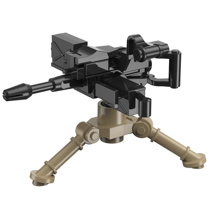 Samlet Byggekloss Soldatdukke Tilbehør Våpen Haubits Rakettkaster Luftvernkanon Militærleketøy