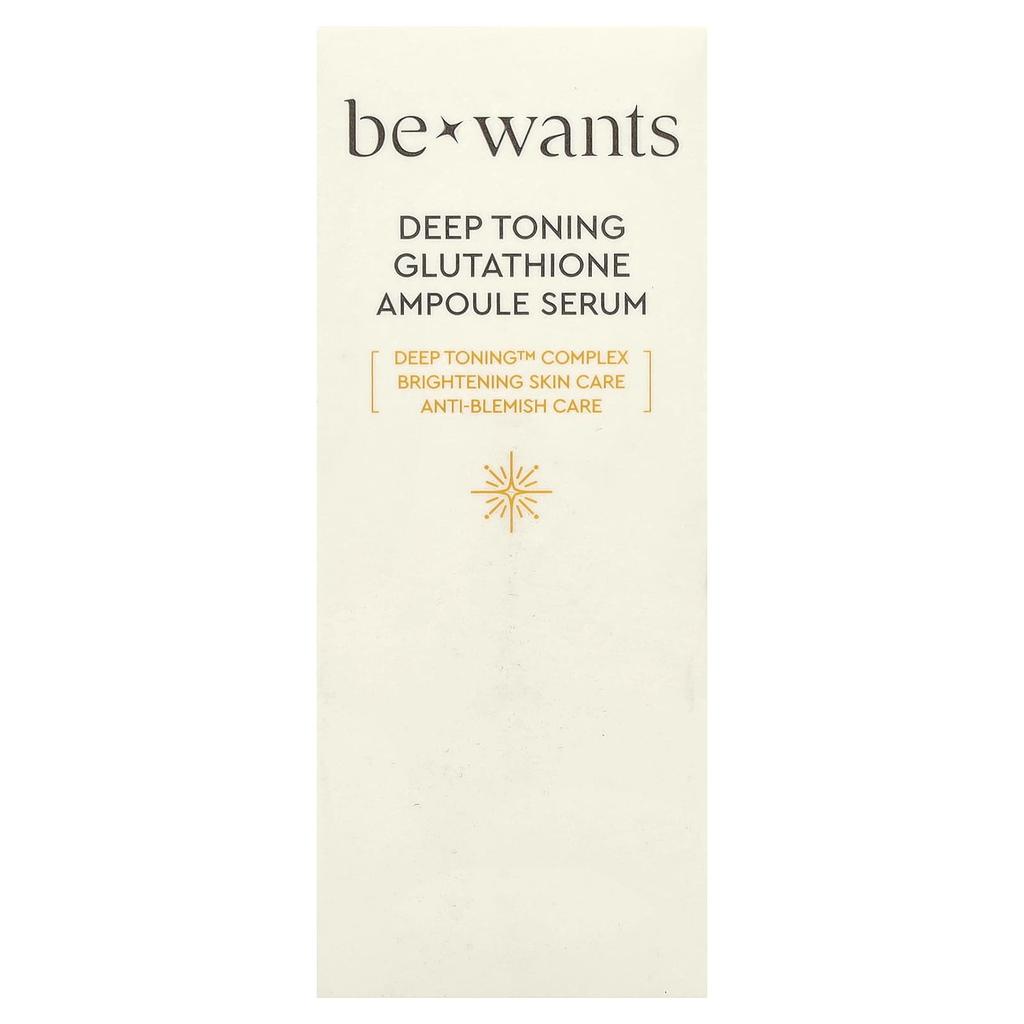 Bewants, Deep Toning Glutathione Ampoule Serum, 30ml (1.01 fl oz)