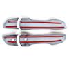 LHD Exterior Door Handle Covers Trim W/ Keyless Entry 3 Smart Keyhole For Honda Civic 10th 2016 2017 2018  Car