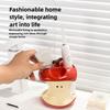 Creative Storage Rack Bracket Toothbrush Holder High Aesthetic Apple Electric , Ceramic Base, Bathroom Toothpaste, Toiletries